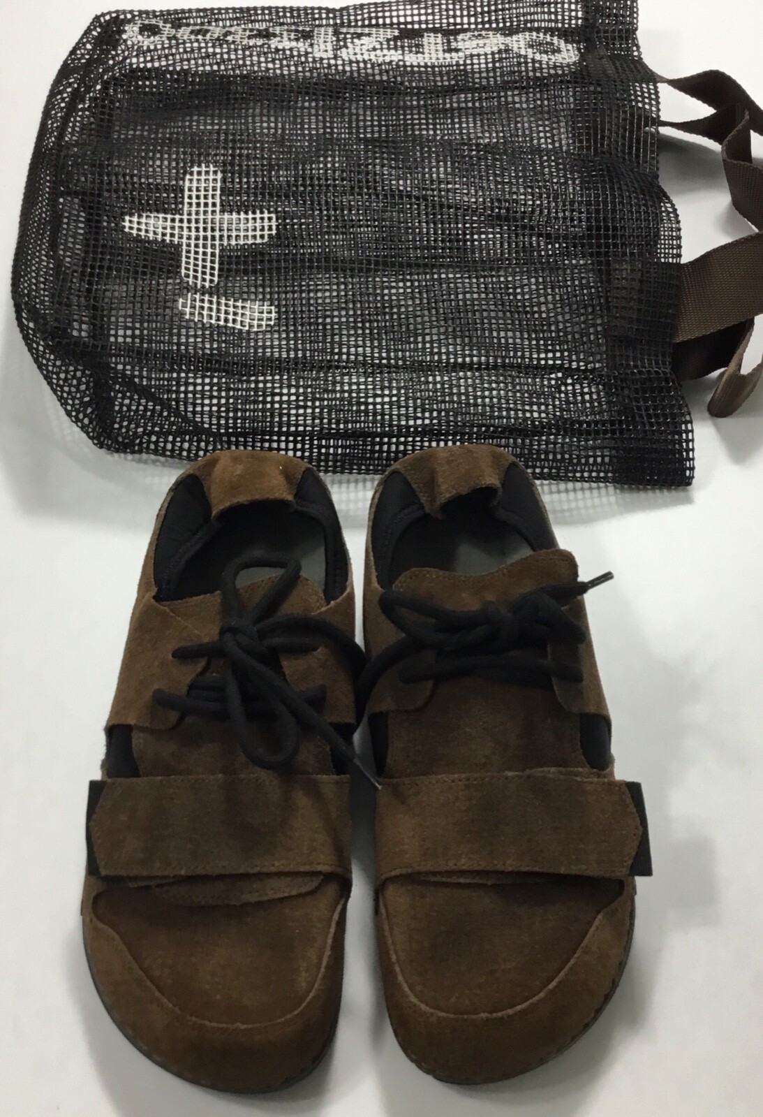Unisex OTZ Low Lace Up Suede Shoes 3301 Brown EU 36 US M4 W5.5 Bag