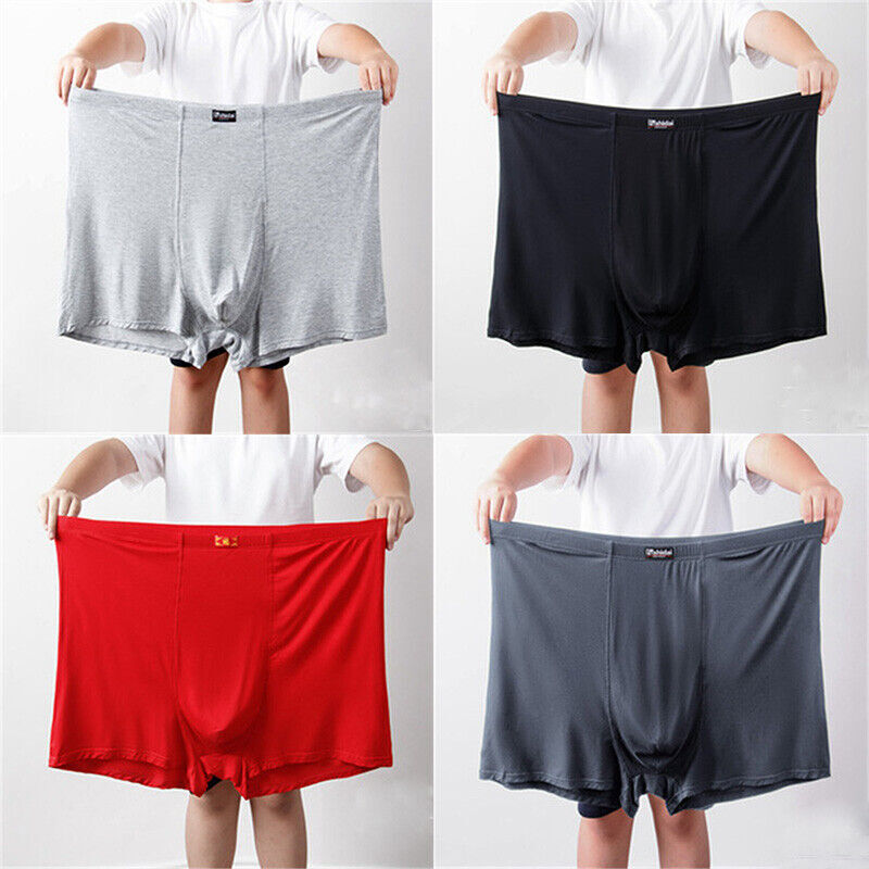 Loose High Waist Overweight Man Shorts Plus Size Men’s Boxer Briefs Middle-Aged