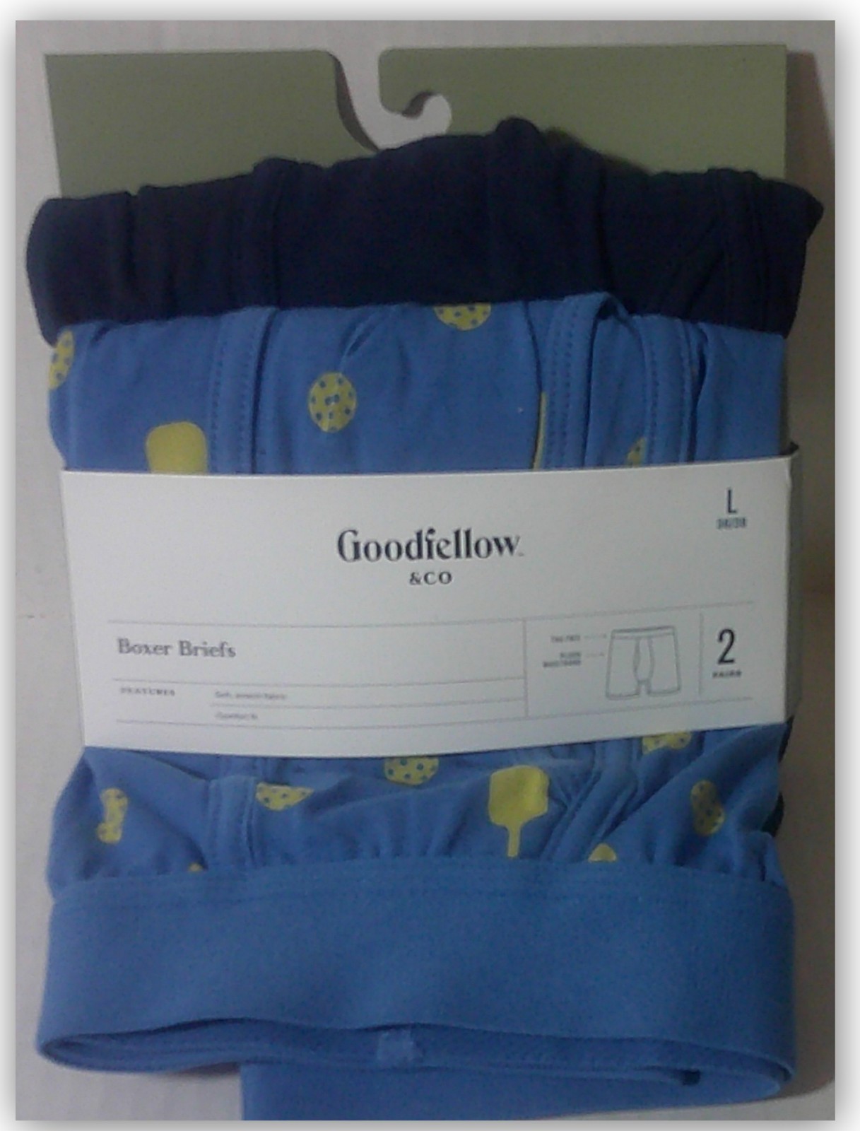 Goodfellow & Co BOXER BRIEFS 2pk Choice solids & prints SOFT STRETCH KNIT fabric