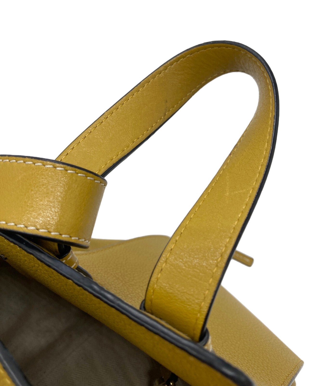 Loewe Hammock Drawstring Bag 061936 Color Yellow Size Width 10.63 in Women 99