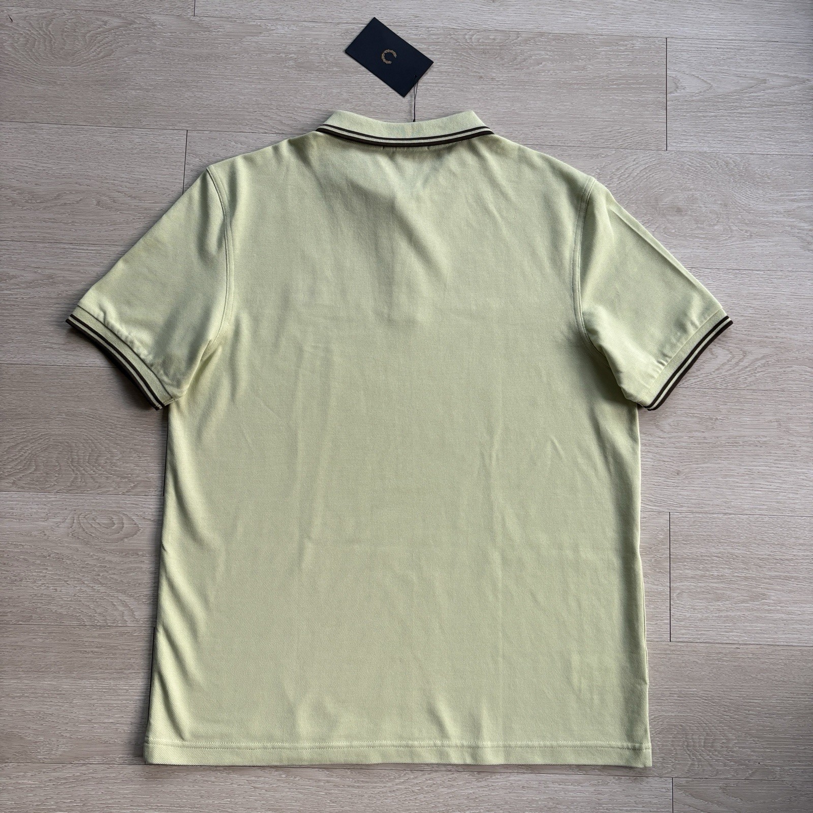 BNWT Fred Perry M3600 Short Sleeve Twin Tipped Polo Shirt Green Size Extra Large