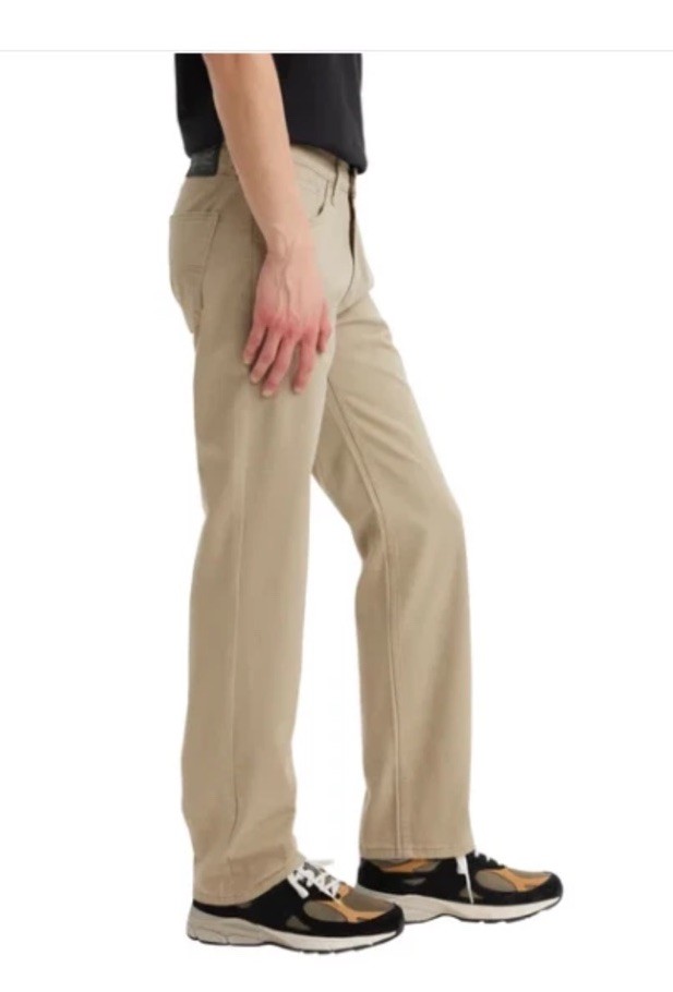 Levi’s Men’s 514 Straight Stretch Jean Tan Size 40×30 Sits Below Original Tan