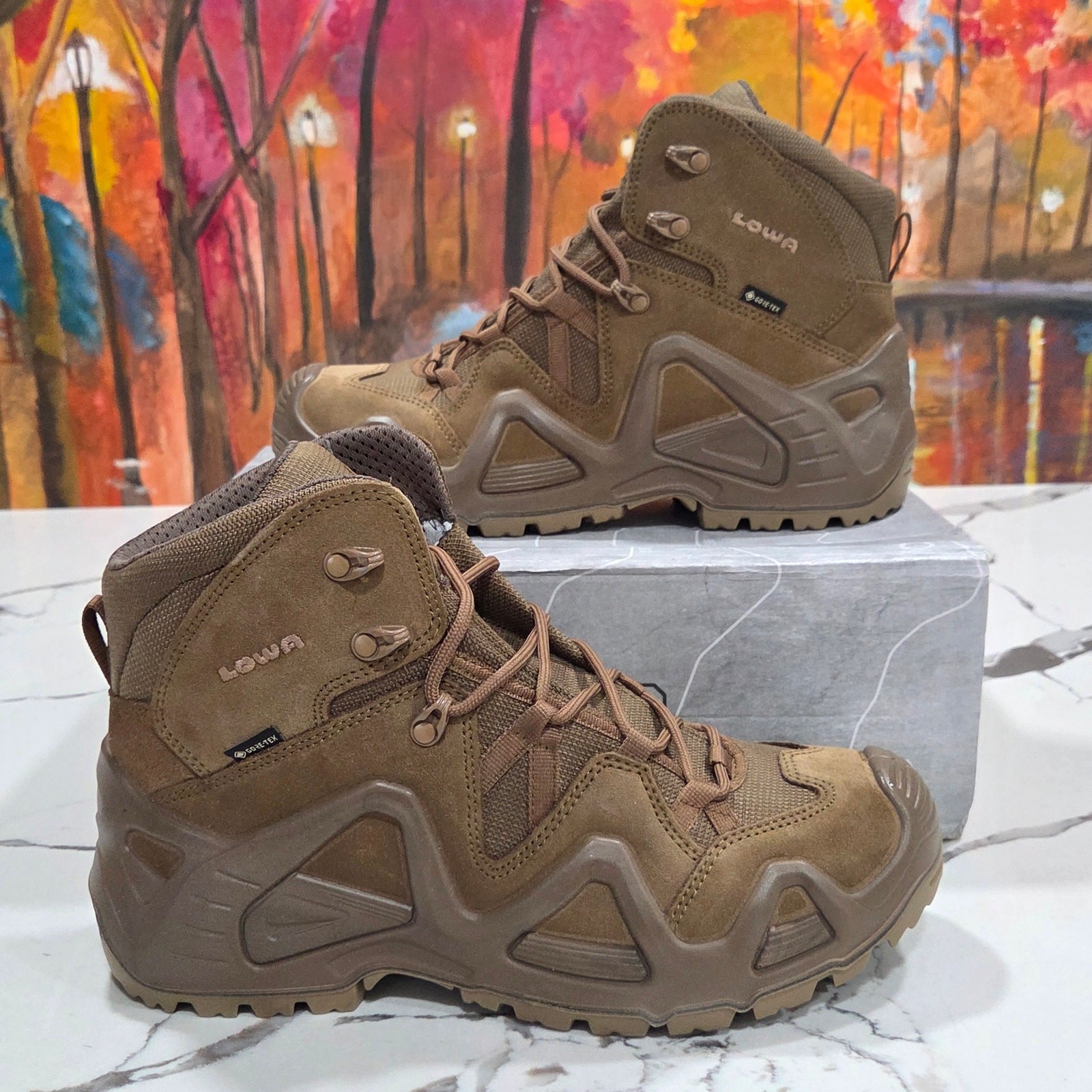 Lowa Zephyr GTX Mid TF Coyote Size 8.5 Men’s Trail Hiking Shoes