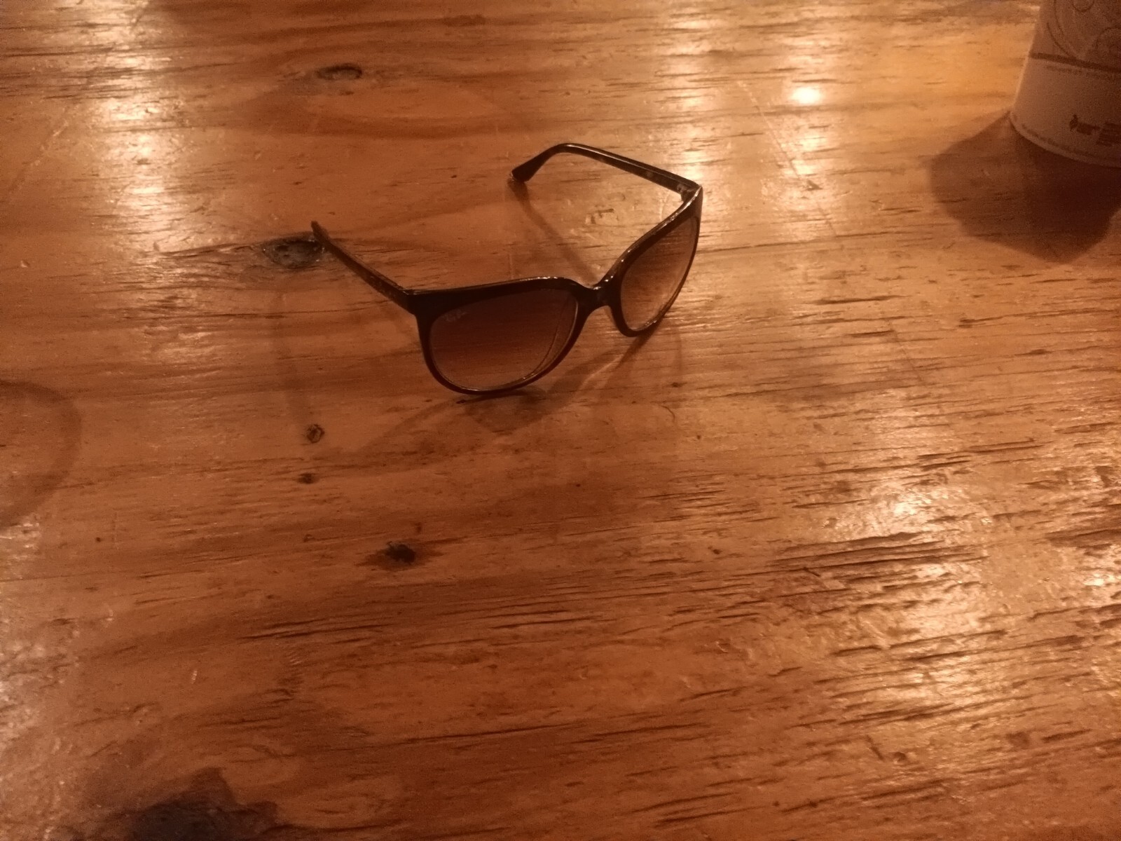 Ray ban Orb4126 710/51 Cats 1000 Polished Light Havana Sunglasses Brown