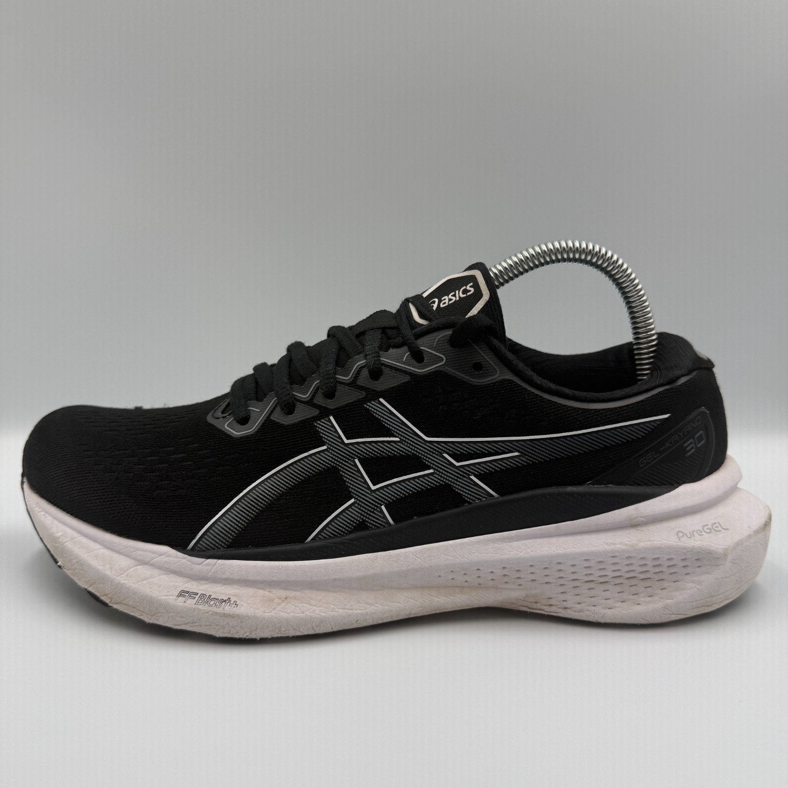 Asics Gel-Kayano 30 Women’s Size 9 Black White Running Shoes Sneakers 1012B357