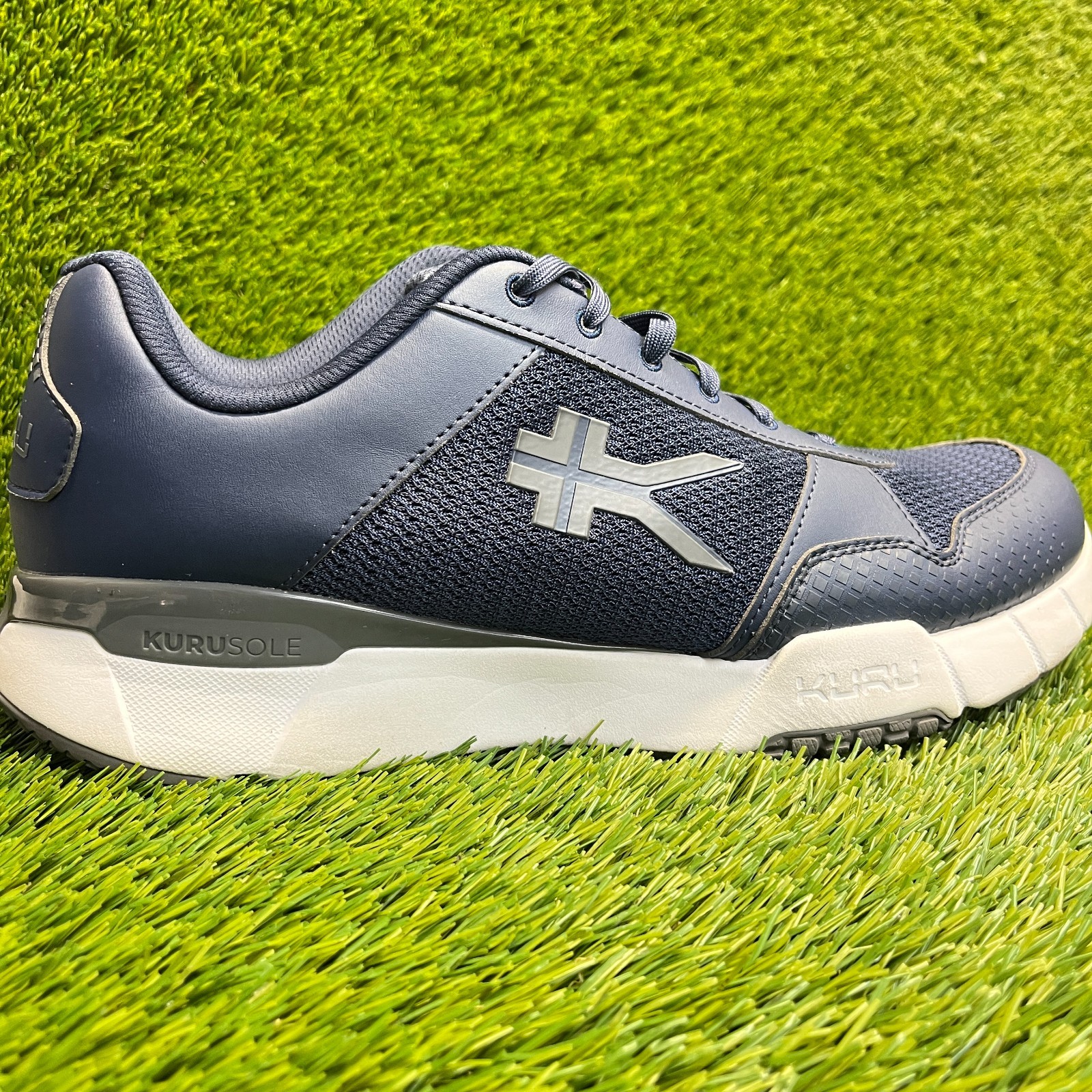 KURU Quantum 2.0 Mens Size 13.5 Blue White Gray Athletic Running Shoes Sneakers