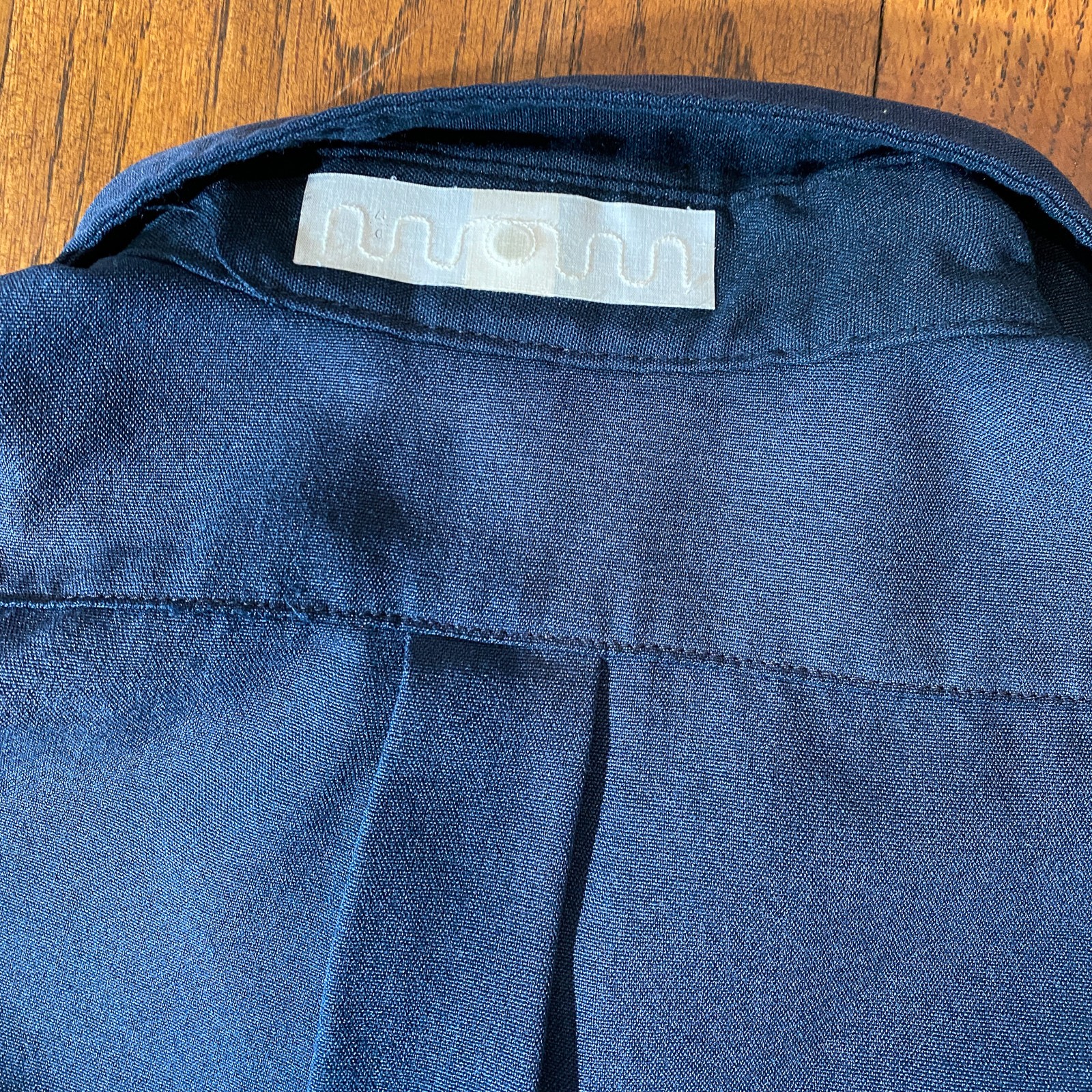 BULWARK FR NOMEX IIIA CHEVRON UNIFORM SHIRT NAVY BLUE MEN’S M