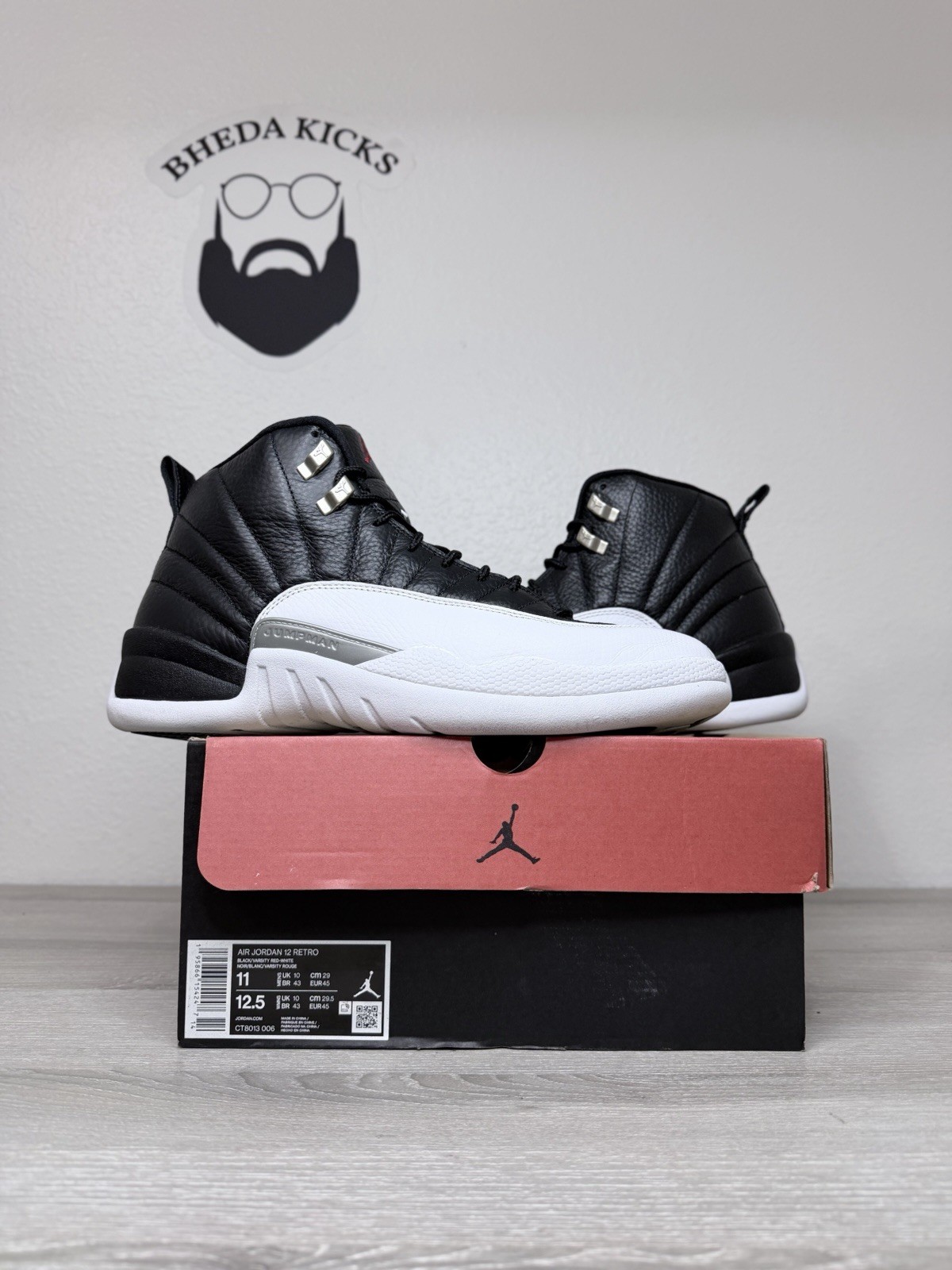 Size 11 – Nike Air Jordan 12 Playoff CT8013-006 Preowned Men’s Sneaker