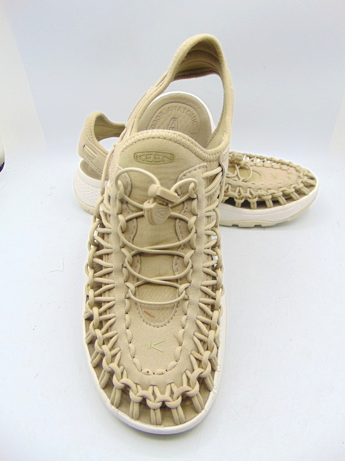 KEEN Uneek Sand ParaCord Bungee Slingback Sandals Size EU 40 US 9.5 WIDE