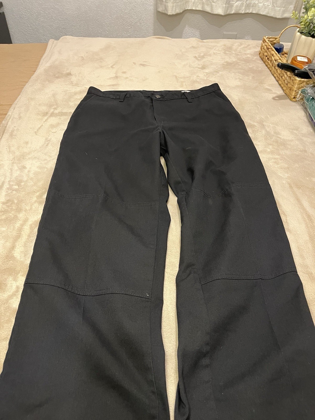 Dickies Men’s Black Work Pants 34×30 Polyester Cotton Blend Honduras MPN W841E31