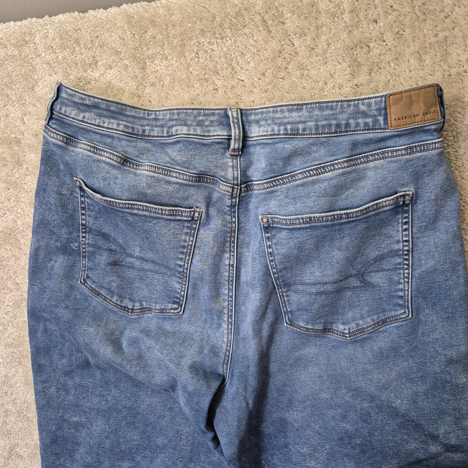 American Eagle Jeans Cozy Next Level Stretch Mom Jogger 20 Tall Lined Stretch