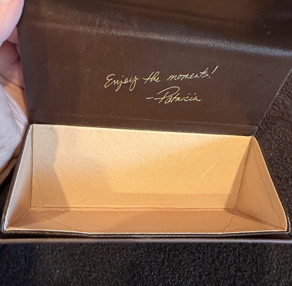 Patricia Nash Trifold Glasses Case, Sunglasses Case, NWOT, Brown