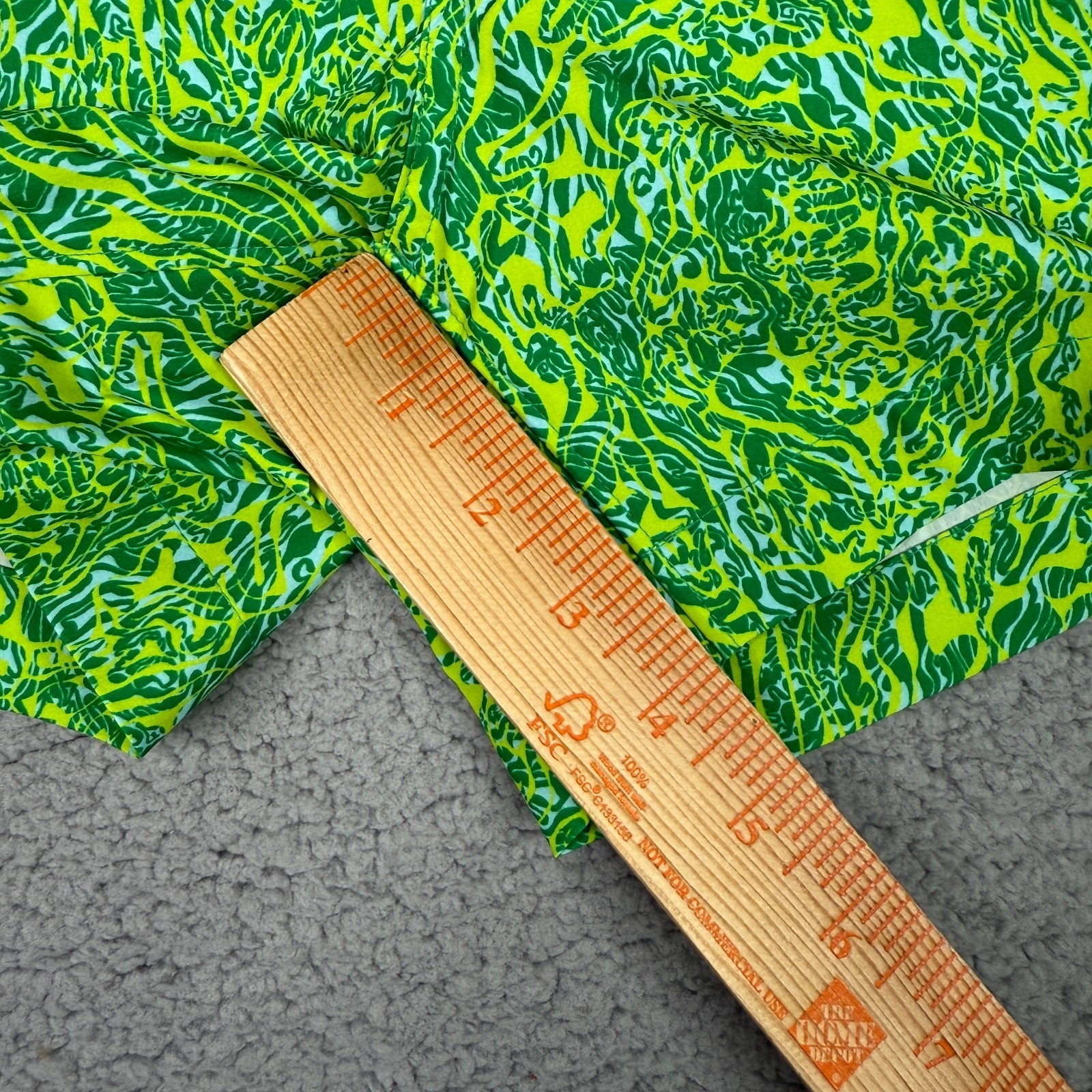 Stio CFS Board Short Womens 4 Green Waves 4″ Swim Hiking Beach UPF Quick Dry NWT