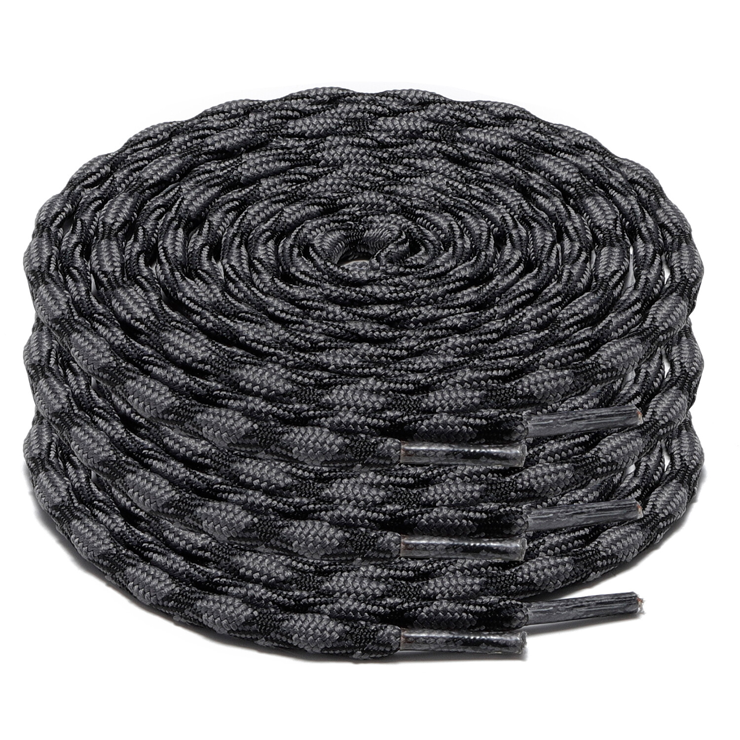 3 Pair Round Wave Shape Non Slip Heavy Duty Hiking Work Boot Shoe Laces Strings