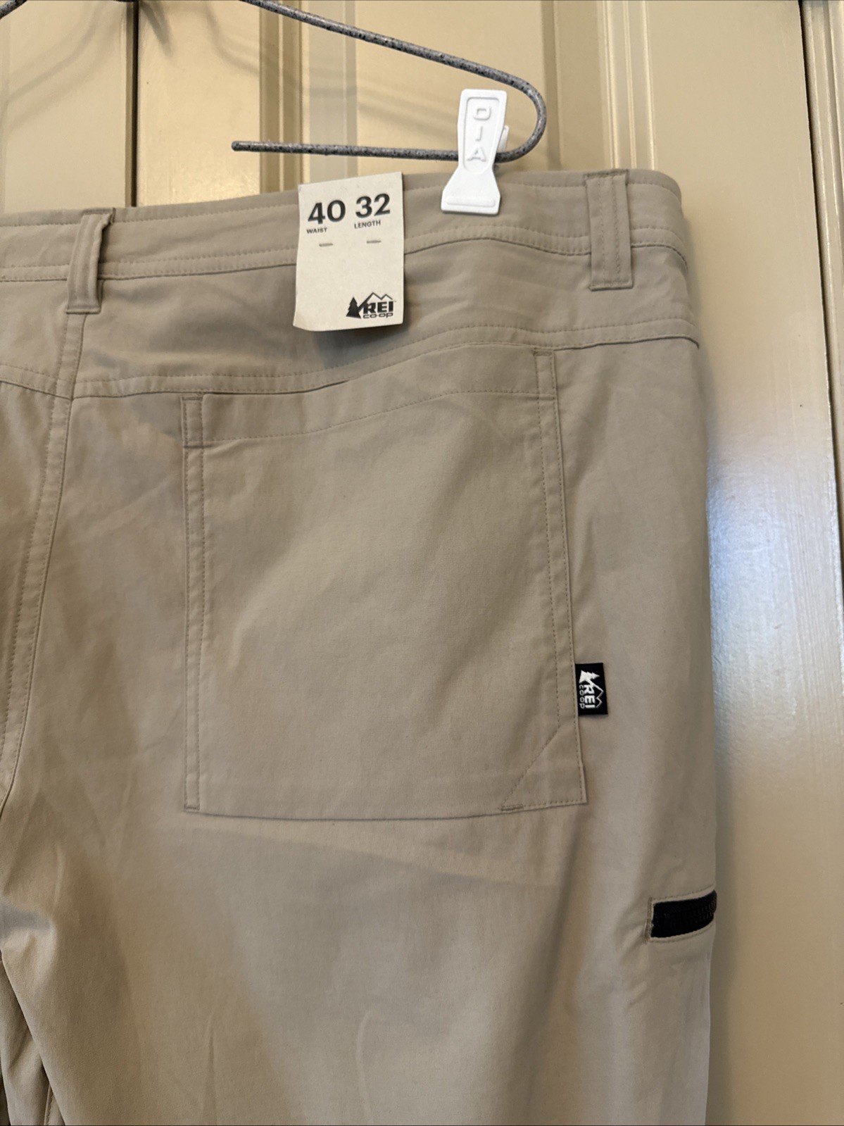 REI Coop Trailmade Hiking Pants 40 X 32 Tan Outdoor Cargo Nylon Stretch NWT