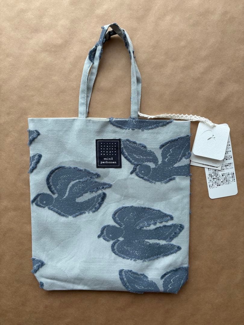 mina perhonen Going Toast Bag Women’s Handbag 21.5cm Cotton New