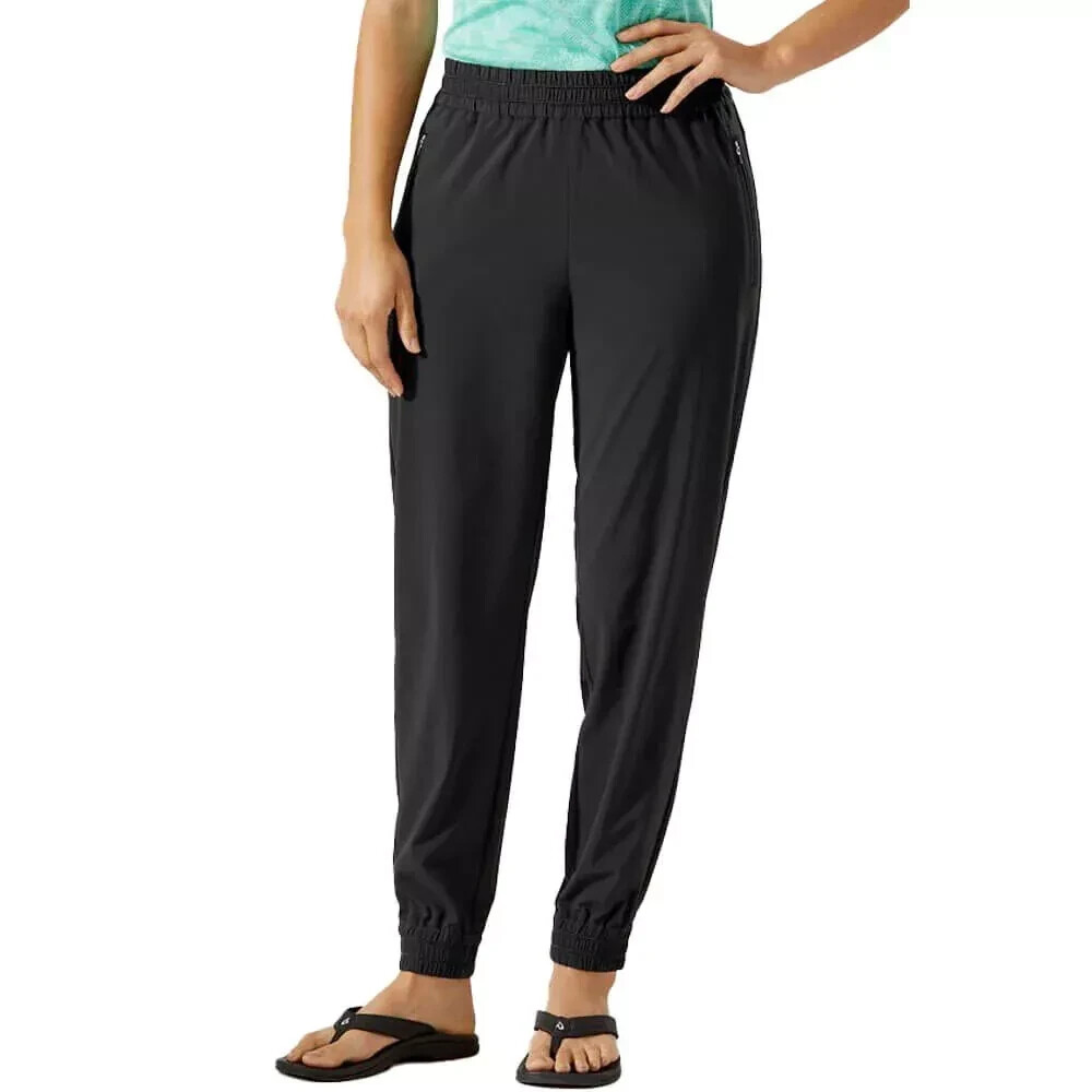 NEW Tommy Bahama Women’s 28-Inch Alicia Island Zone Jogger Pants BLACK size XL