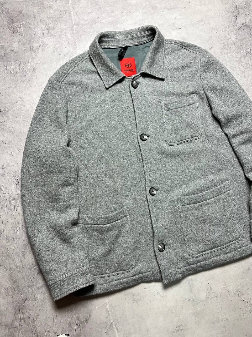 Strellson Overshirt Jacket Men’s Gray Italian Fabric Size Xl