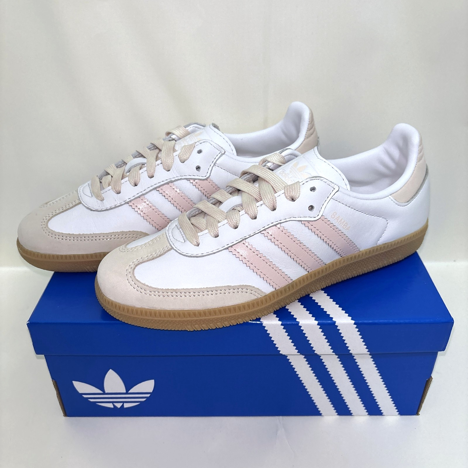 adidas Originals Samba OG JS1351 Cloud White / Wonder Quartz / Gum Men’s Size