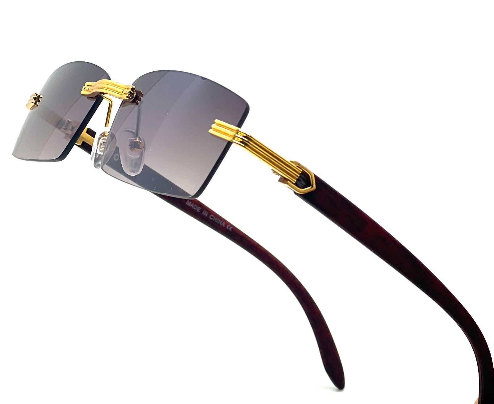 Sunglasses For Men Brown Lens Elegant Outdoor Hip Hop Driving Migos Cholo Classy