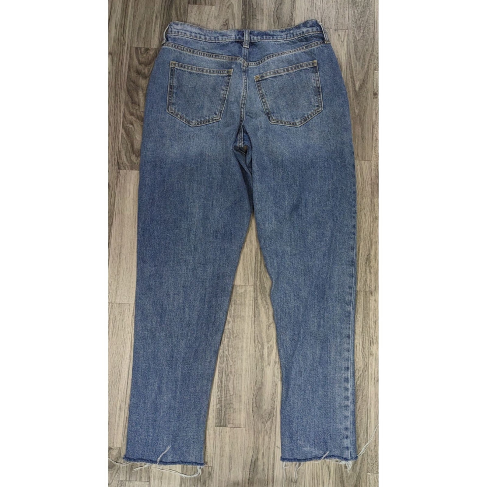 Universal Thread Womens Size 2 / 26 R Boyfriend Patchwork Denim Blue Jeans