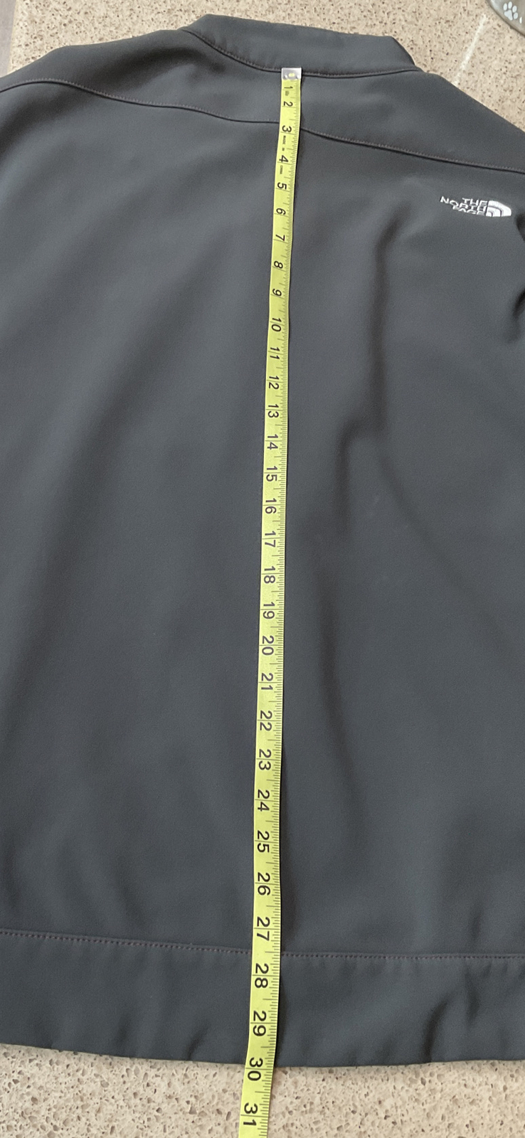The North Face Mens Apex Elbrus Full Zip Jacket XL Gray 7 Summits Nylon/Poly EUC