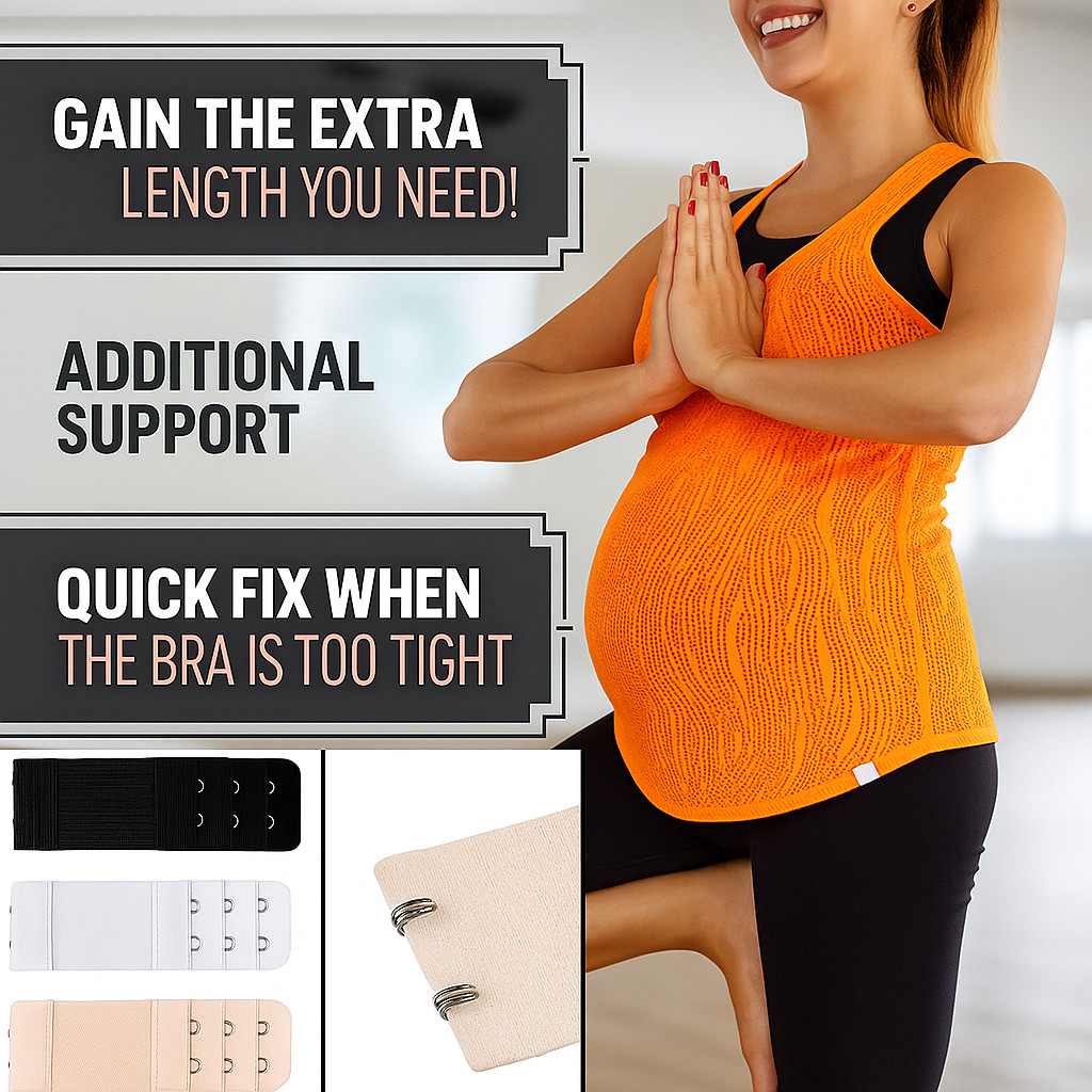 3ROW 2,3,4 Hook Bra Extender Extension Bra Strap Strapless Underwear Maternity