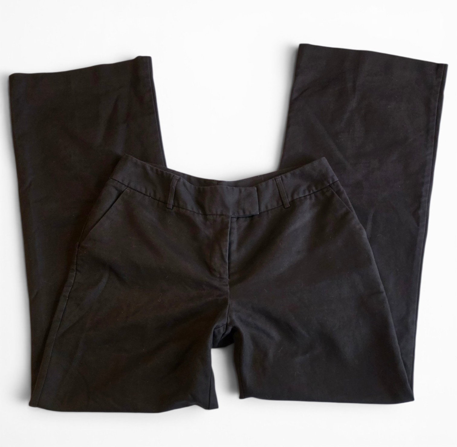 Worthington Chocolate Brown, Cotton, Wide Leg Trousers with pockets