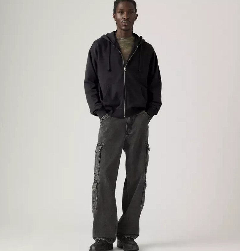 Levi’s 578™ Baggy Cargo Men’s Jeans, Goodbye Darling – Black