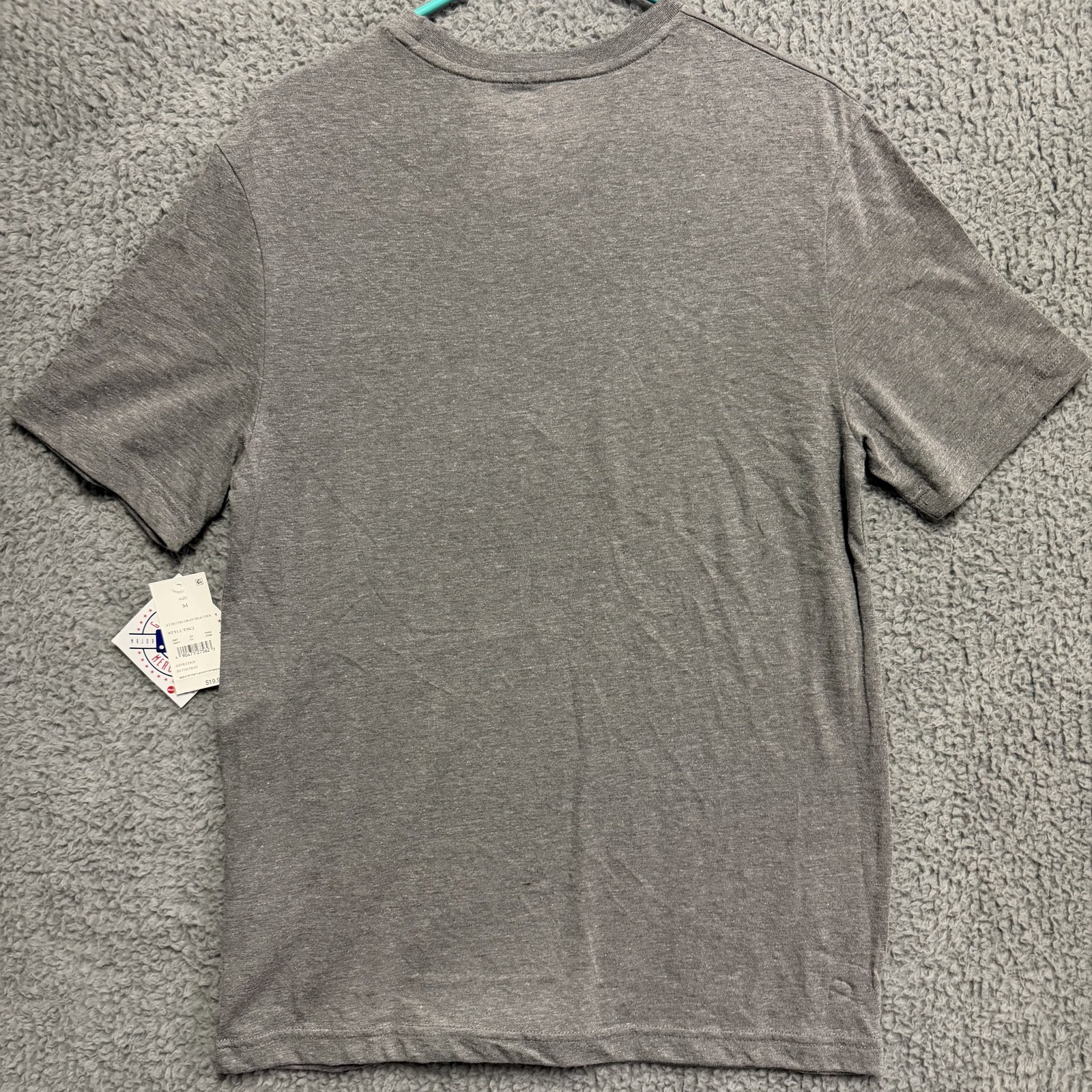 NEW Oakland Athletics MLB Men’s Gray Heather T-Shirt Short Sleeve Size M