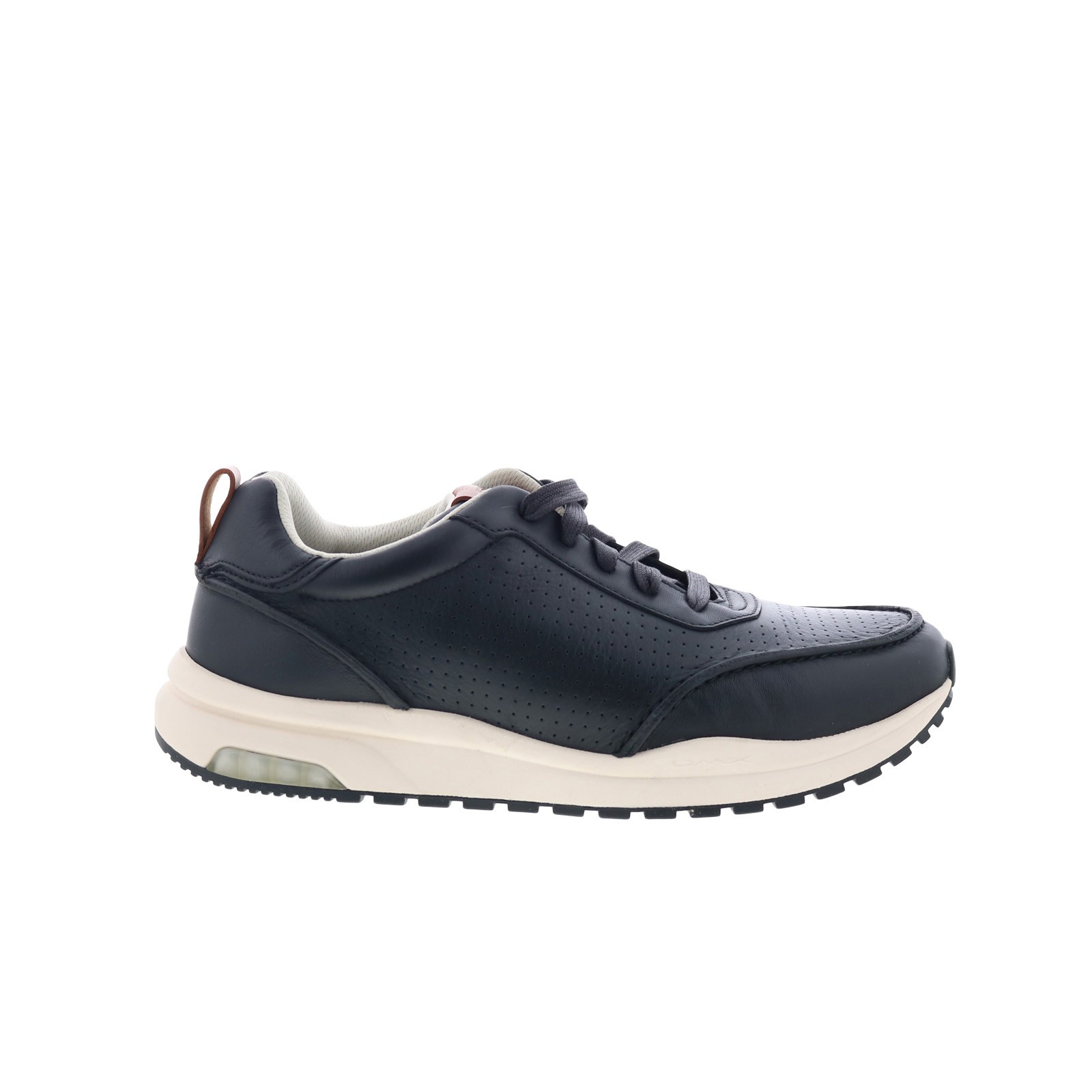 Rockport DMX Bowen Mens Black Wide Leather Lace Up Lifestyle Sneakers Shoes 8