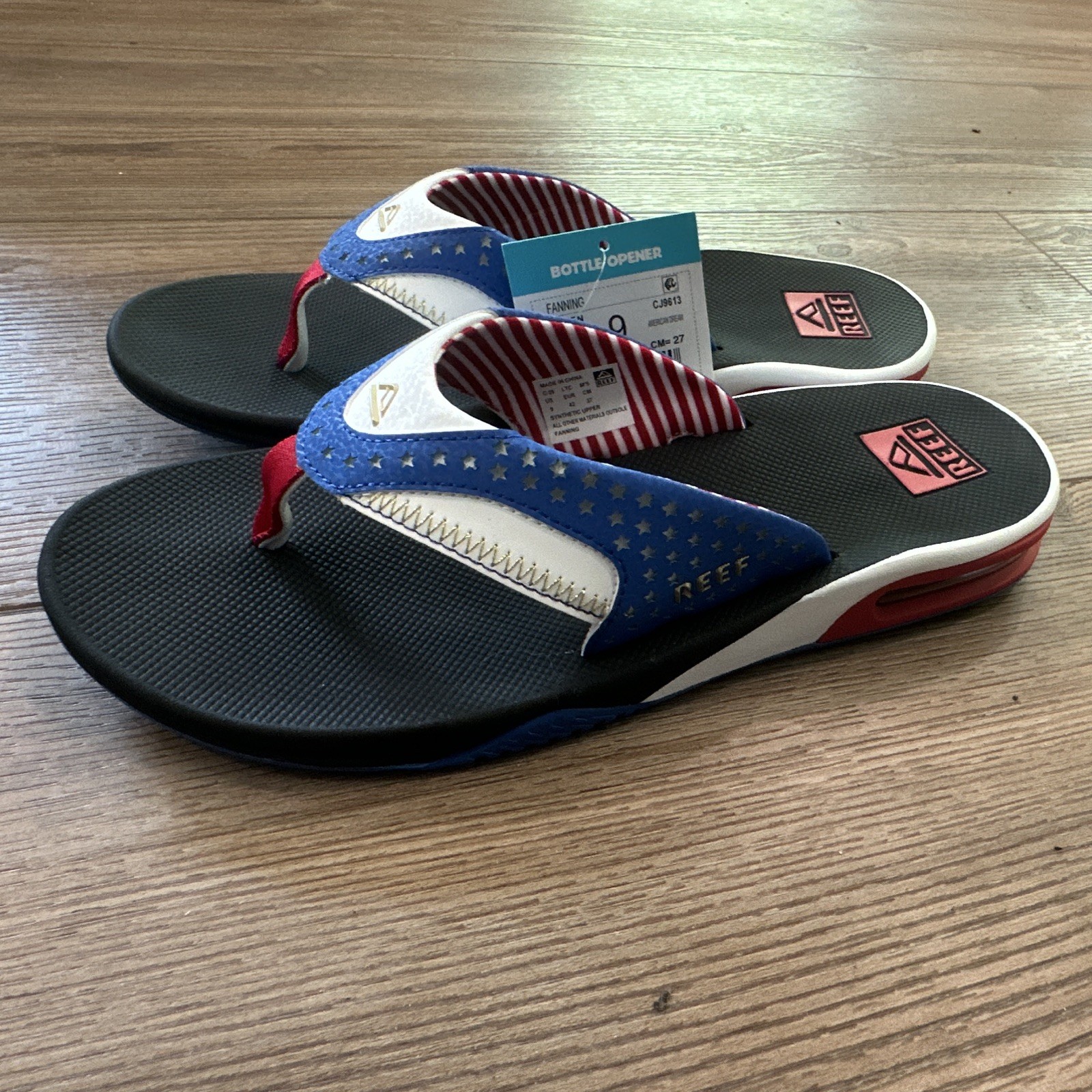 Reef Fanning Bottle Opener Thong Sandals Men’s US 9 EU 42 UK 8 CJ9613