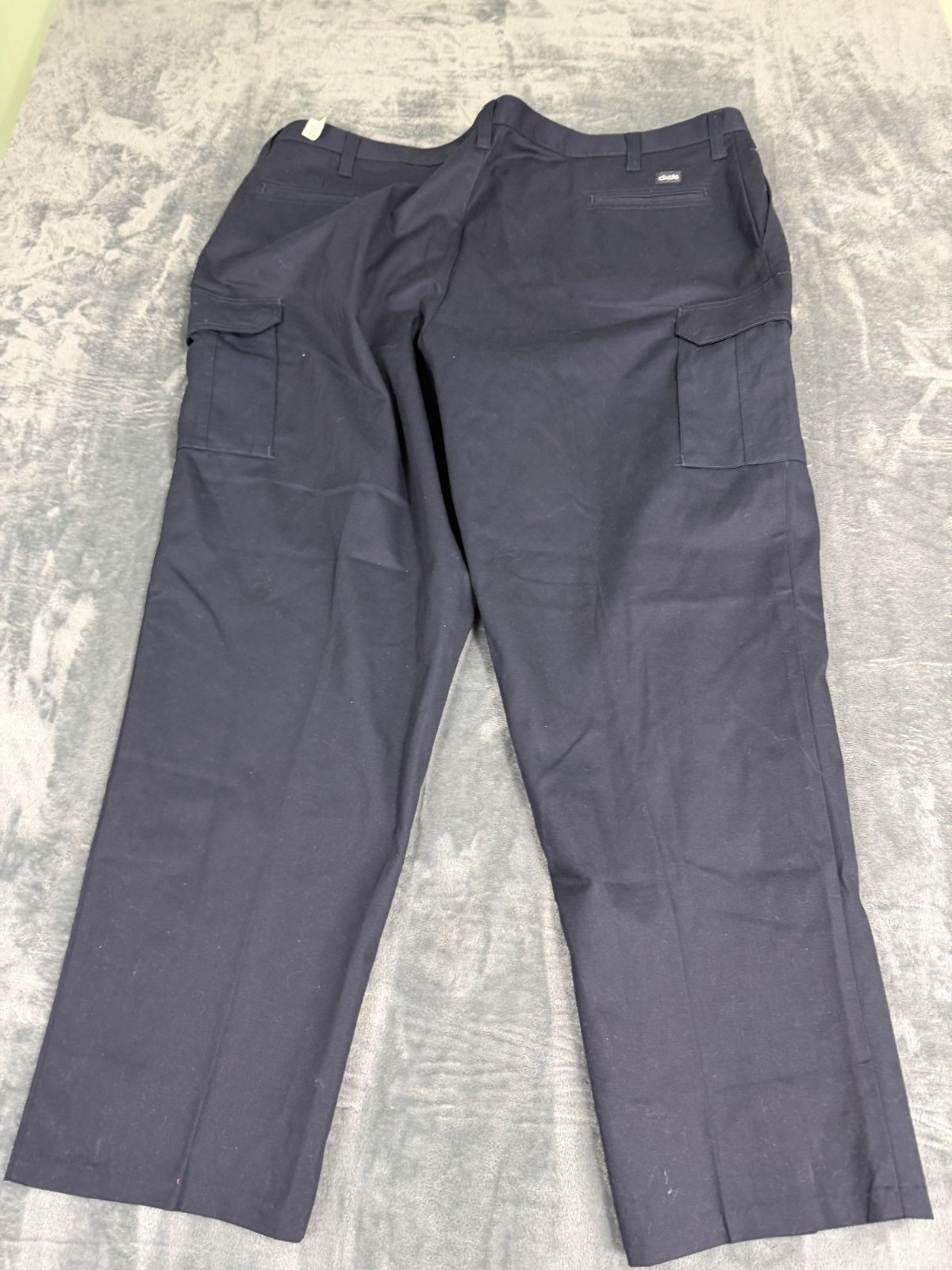 Cintas ComfortFlex Mens Navy Cargo Workwear Pants 48×32 NWT