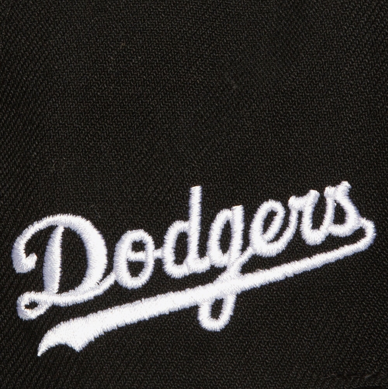 Mens Mitchell & Ness MLB EVERGREEN BLACK WHITE SNAPBACK DODGERS
