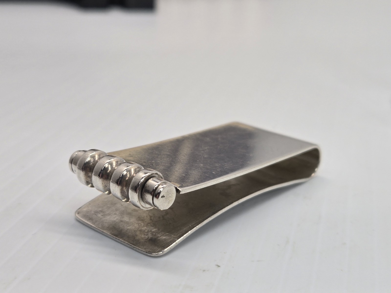 Tiffany & Co. Sterling Silver Groove Rolling Money Clip Paloma Picasso .925