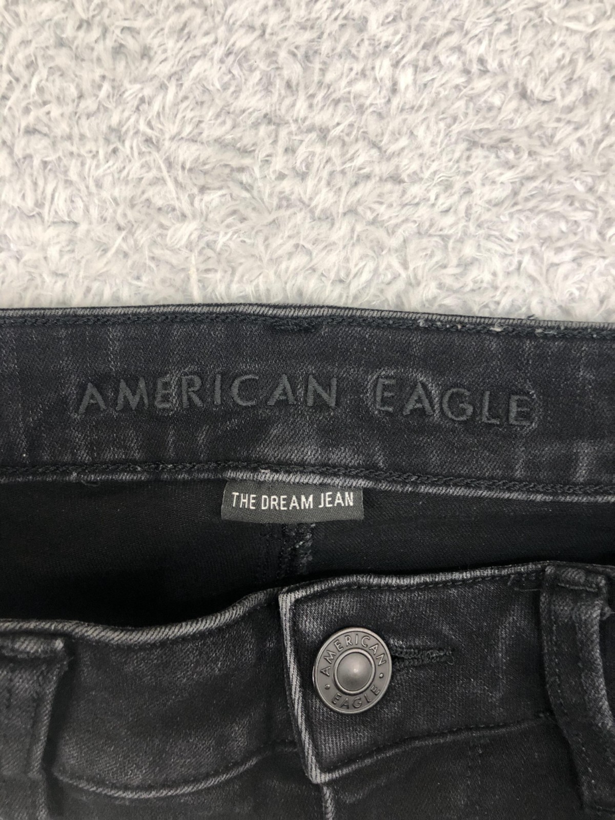 American Eagle Jeans Womens Size 12 (31×27) Black Hi Rise Jegging