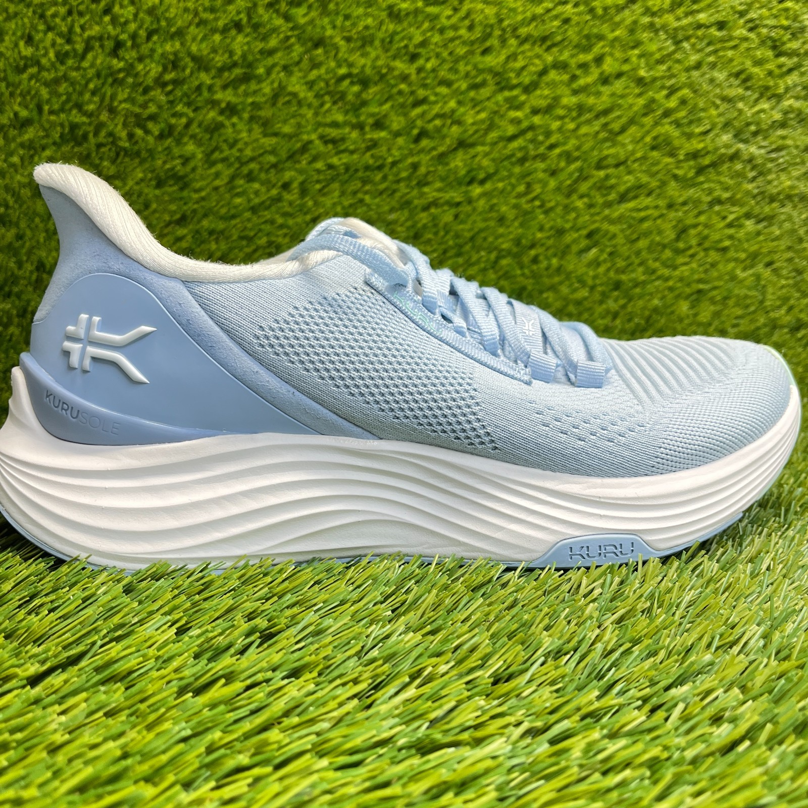 Kuru Atom 2 Womens Size 10D Blue White Athletic Running Walking Shoes Sneakers