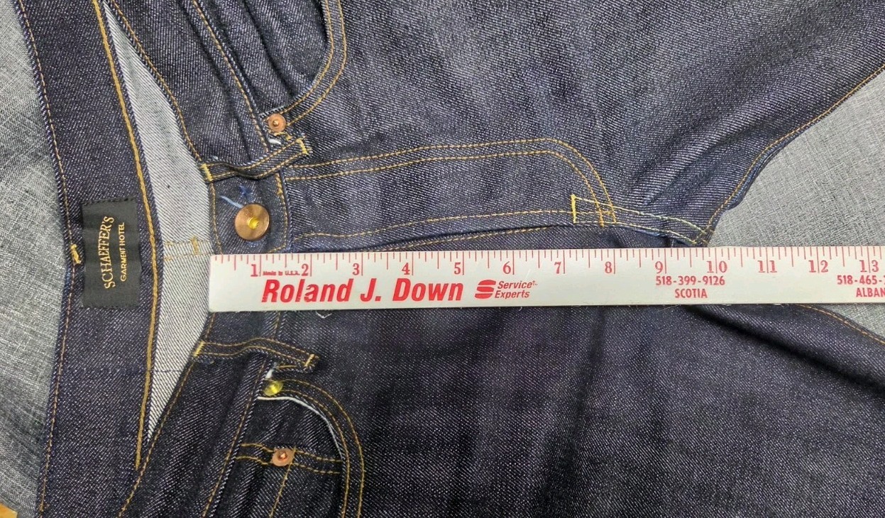 Schaeffer’s Garment Hotel Selvedge Denim Jeans 33×30 Mid-Rise SGH 101 UNWORN