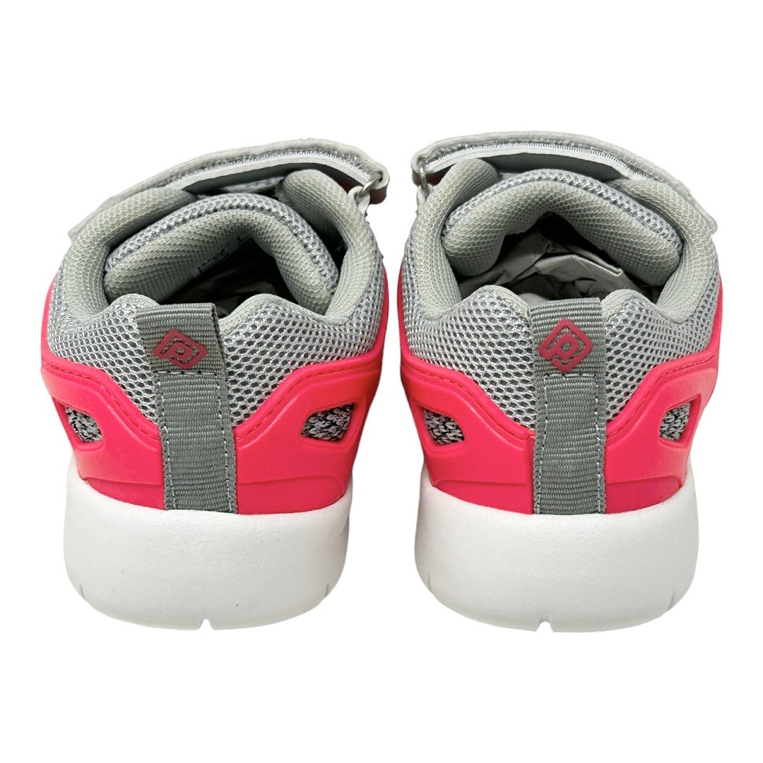 Dream Pairs Little Girl Fabric/Plastic Upper w/Strap Grey/Pink Size 12
