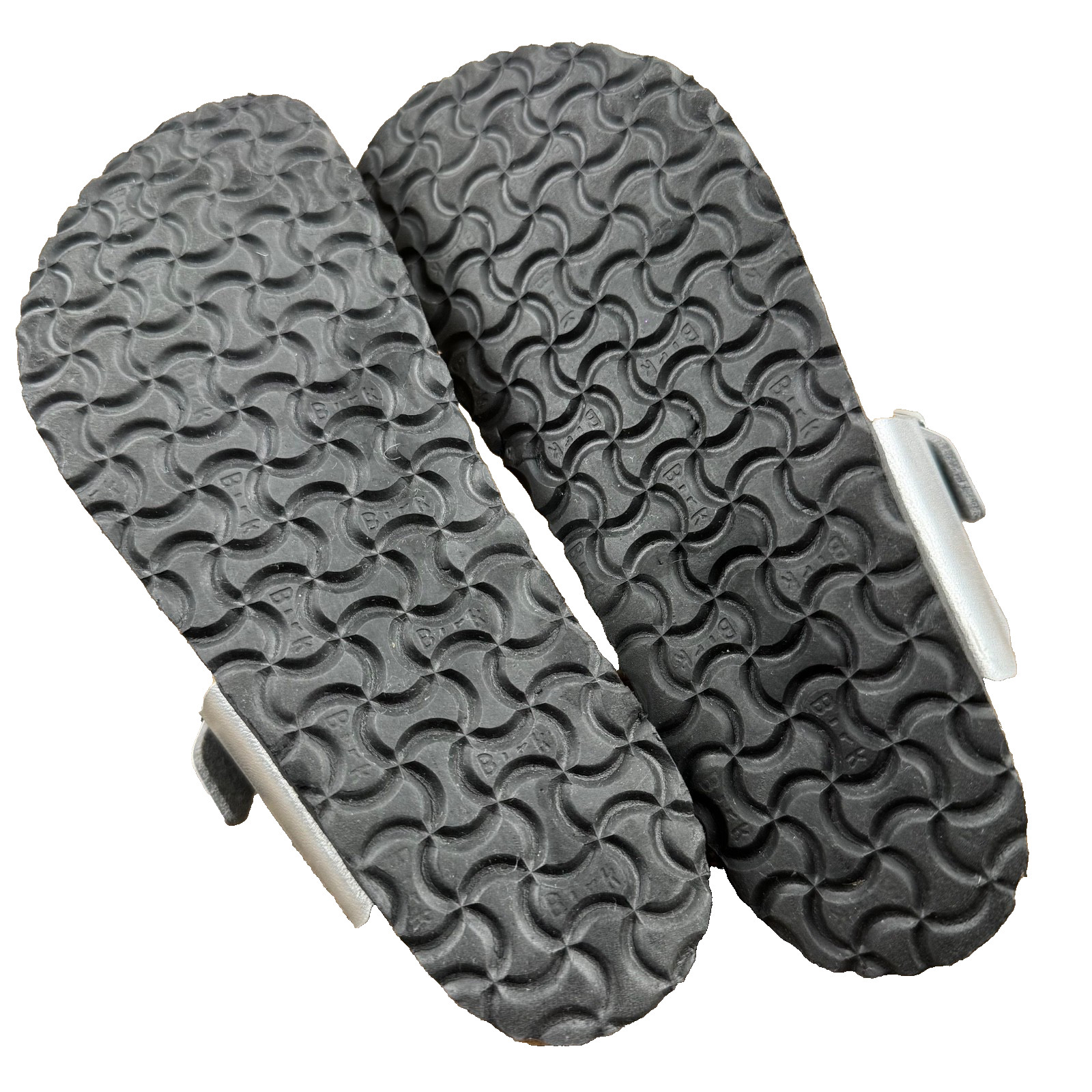 BIRKENSTOCK Gizeh Metallic Silver Sandals 200 C13 Kids 31/US 13-13.5
