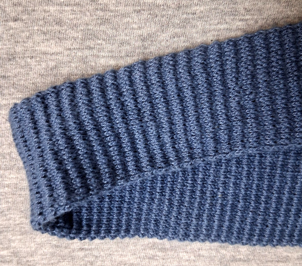 615 Collection Blue Men’s Neck Tie~Skinny Square~100% Lisle Cotton~Made USA~42″L