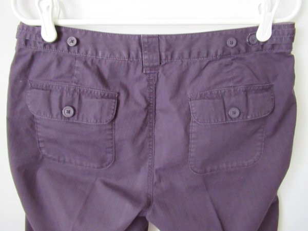 Eddie Bauer purple 100% cotton mid rise shorts 9-1/2″ inseam *Sz 10*