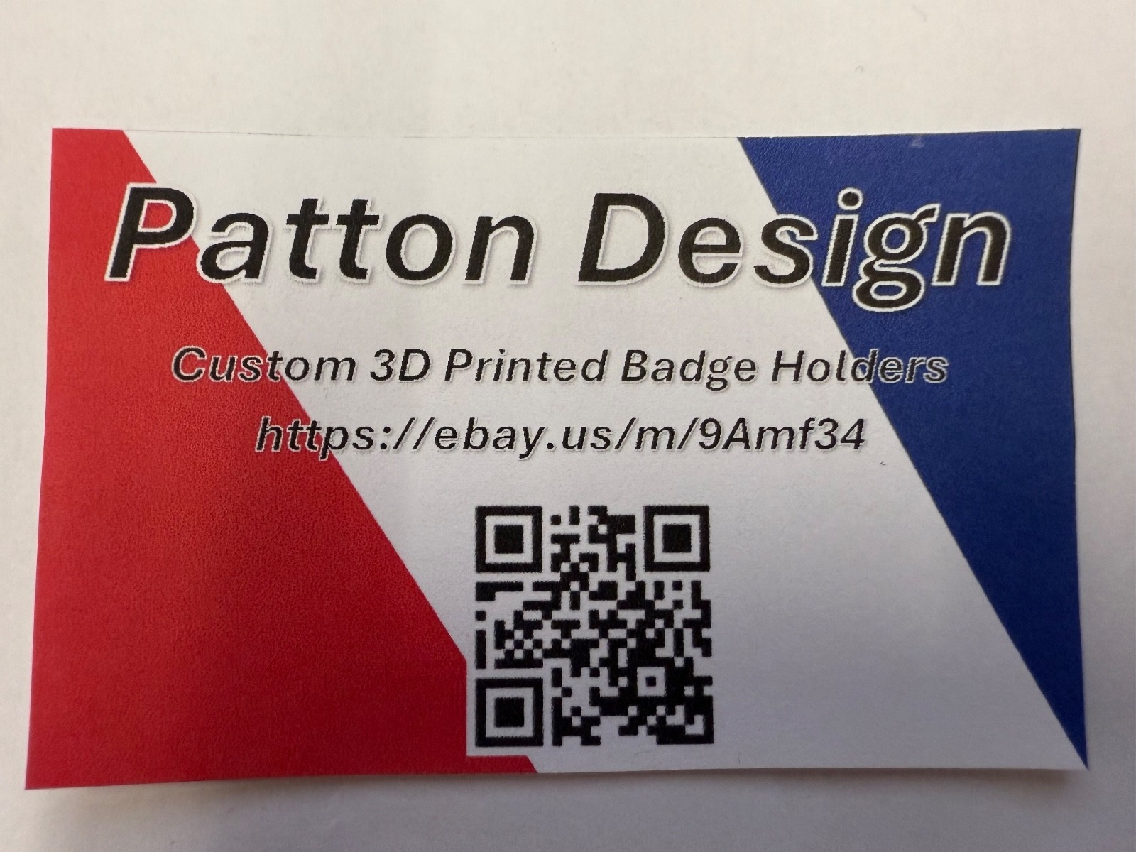 Patton Design Hinged Double ID/Badge Holder (4 Pocket)