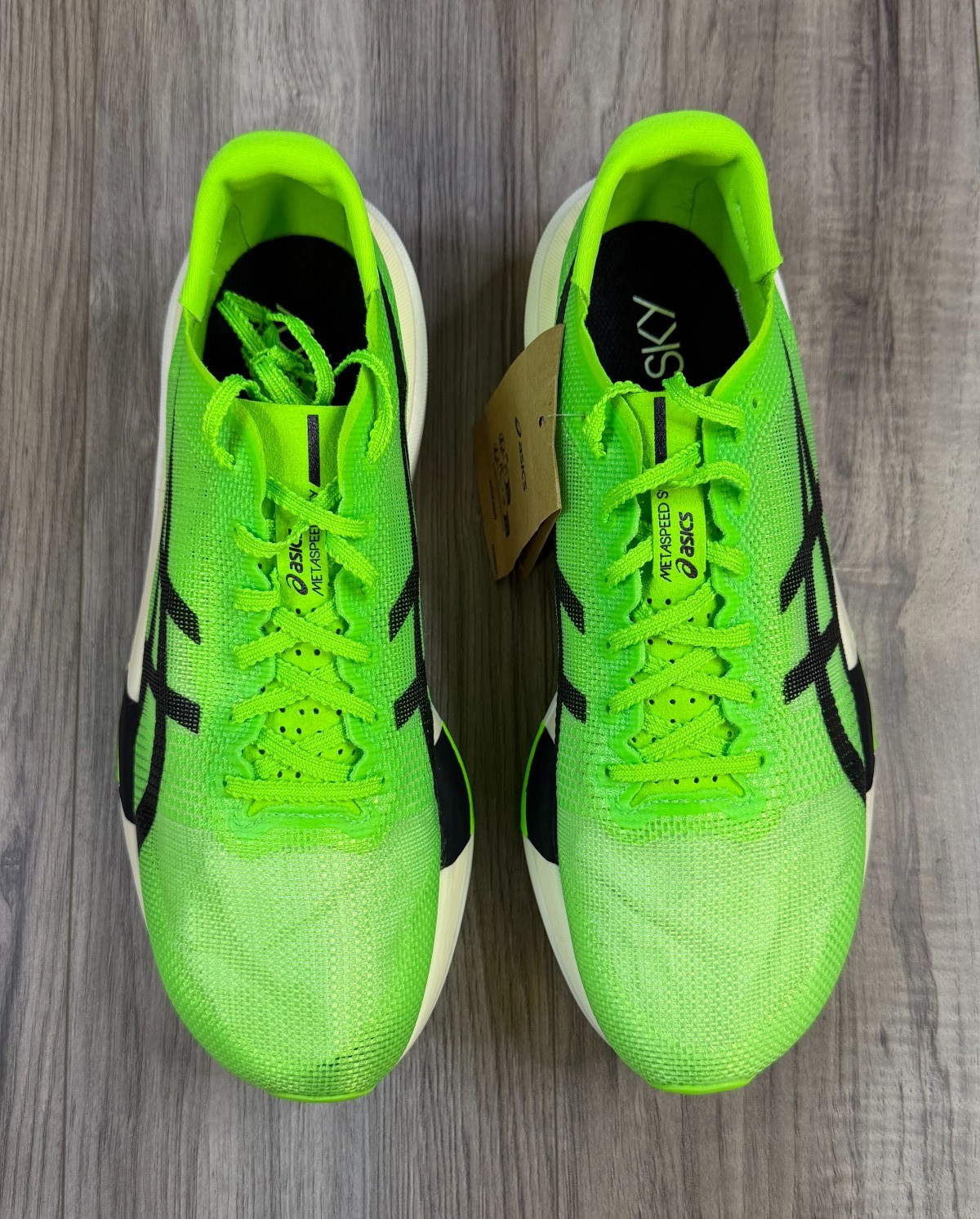 ASICS Metaspeed Sky Tokyo Green Gecko Black 1013A162-300 Men 8.5 Women 10 NEW