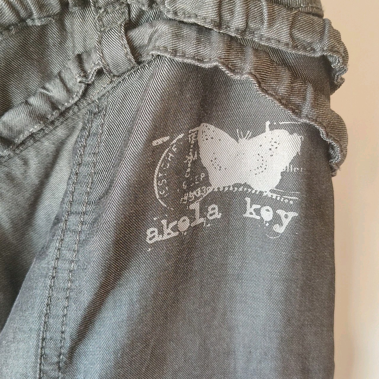 Akela Key French Designer Pants Size 6 Edgy Indie Cyberpunk Rave Festival 90s