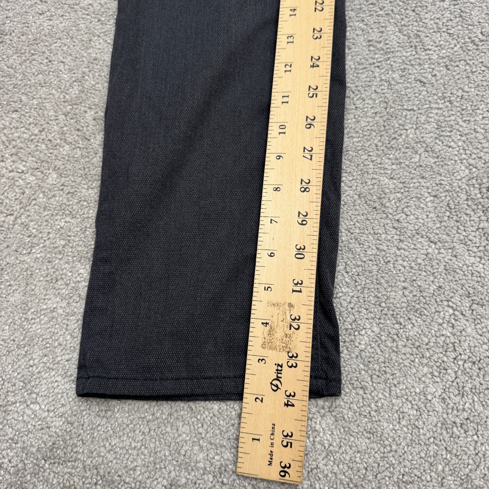 Brax Feel Good Style Cooper FA Woo Look Pants Mens 35×34 Dark Gray Straight Leg