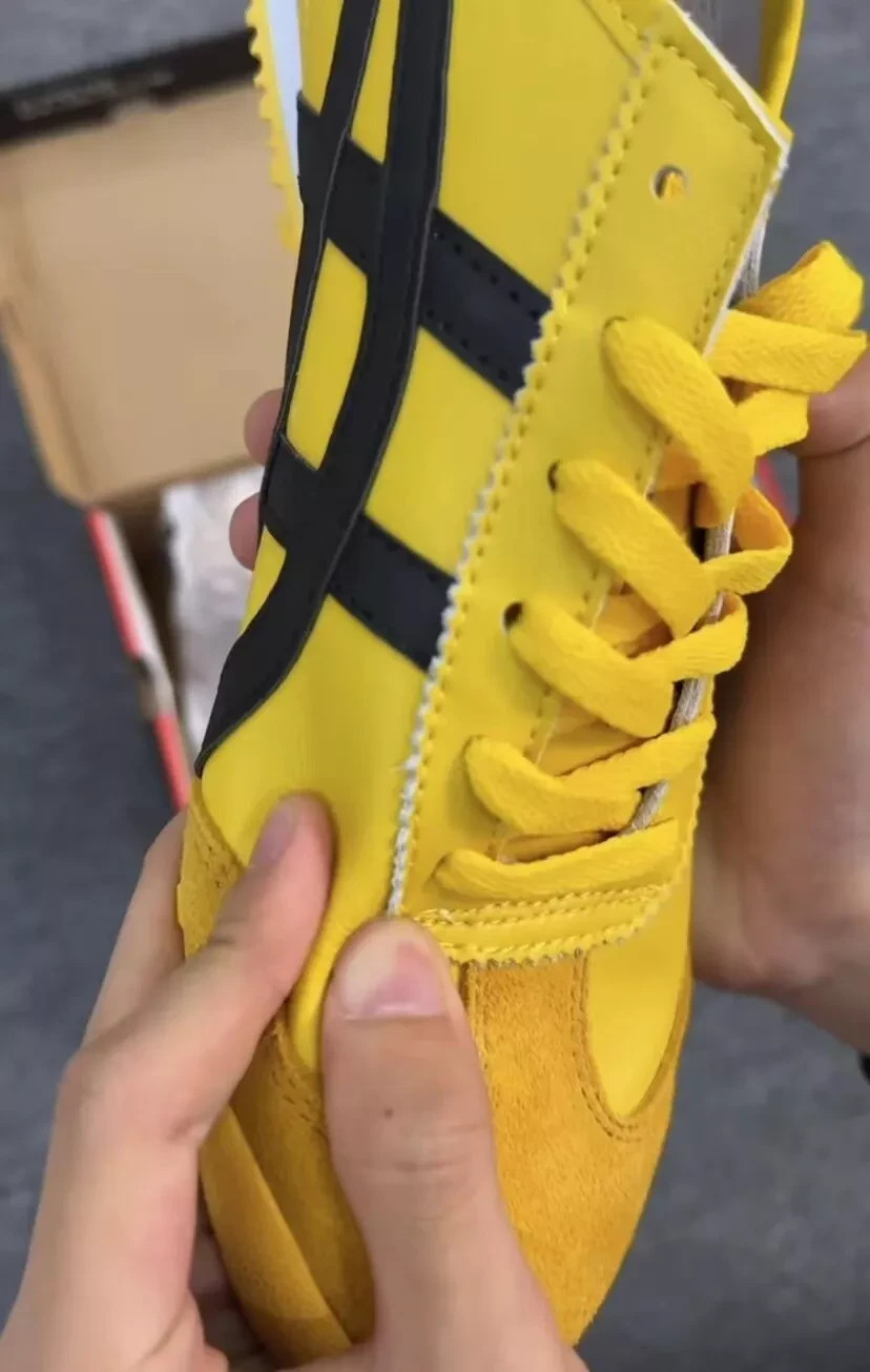 Authentic Onitsuka Tiger MEXICO 66 1183C102 751 YELLOW BLACK Sneakers Shoes