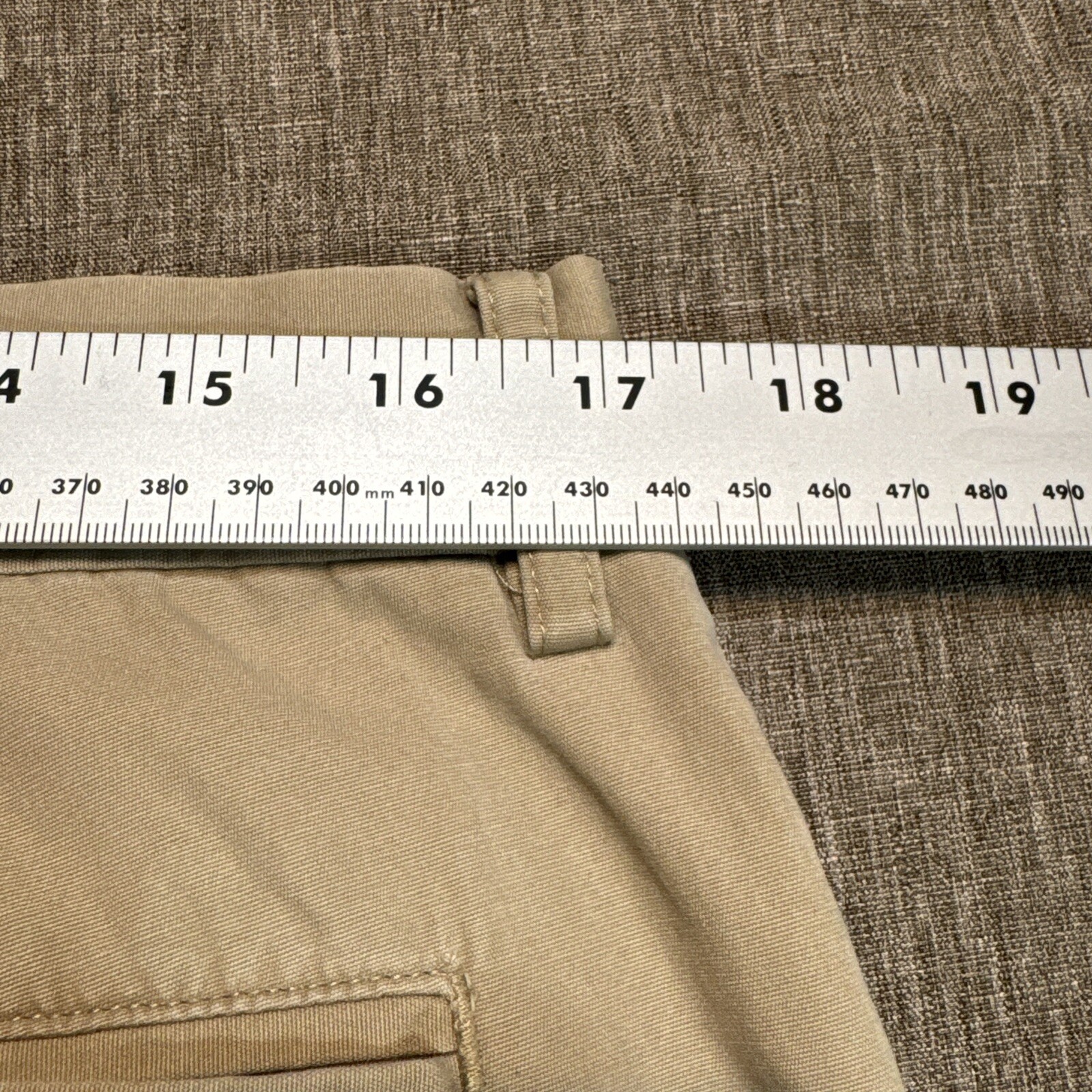 J Crew The Sutton Summerweight Chino Pants Mens 34×34 Khaki Tan 100% Cotton