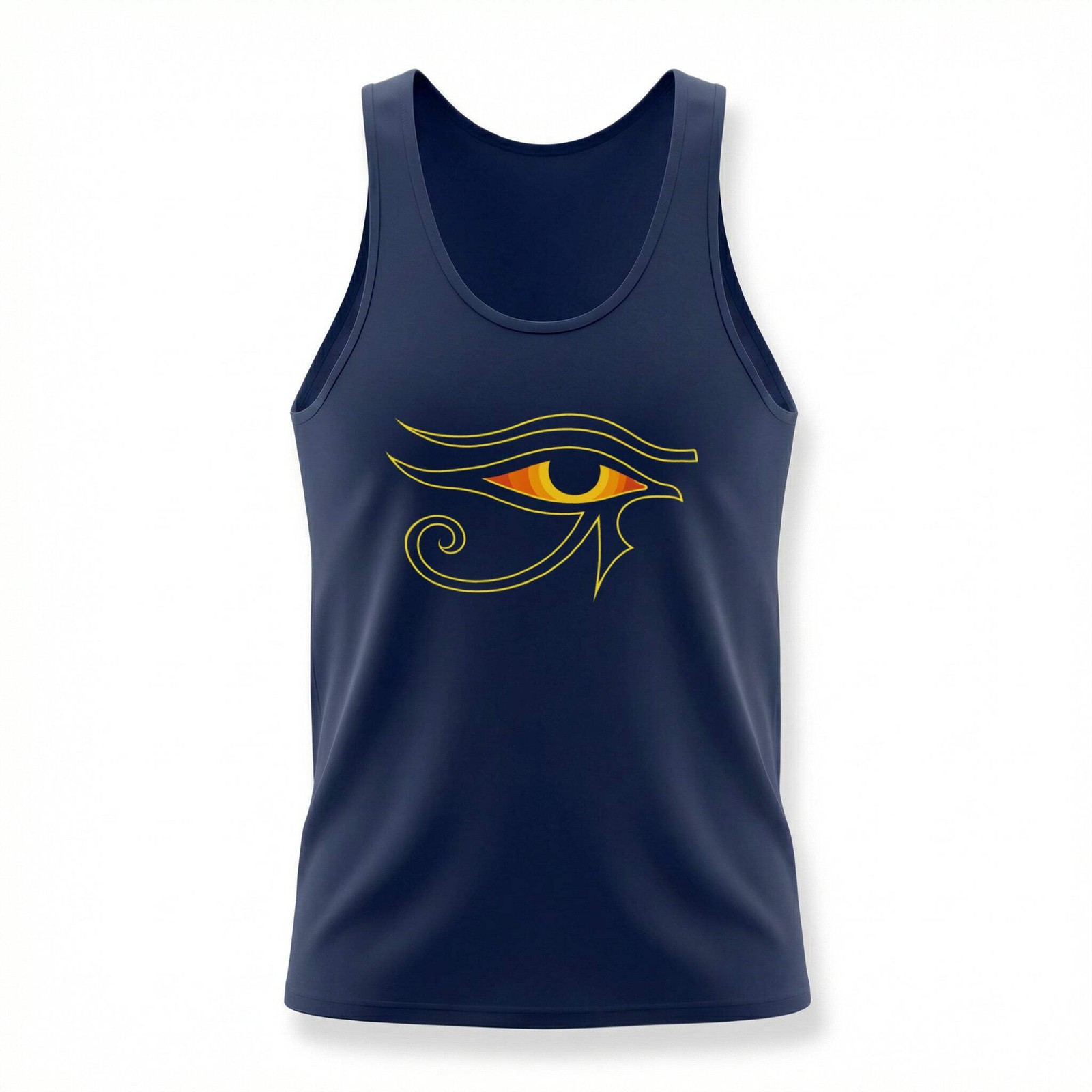 Fiery Eye of Ra Tank Top | Ancient Egyptian Mythology Symbol Shirt Ra