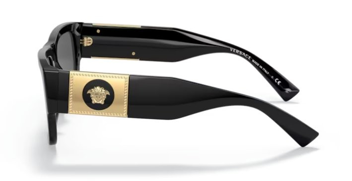 Versace VE4406 Black/Dark Grey Sunglasses for Men